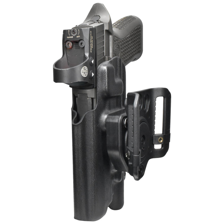 Sig Sauer P320 Full-size + SureFire X300U-A OWB Quick detach Belt Loop Holster Black 4