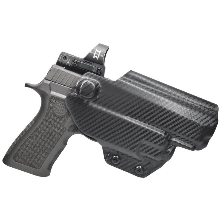 Sig Sauer P320 Fullsize + TLR-7/8 OWB Quick Detach IDPA Holster CarbonFiber 1