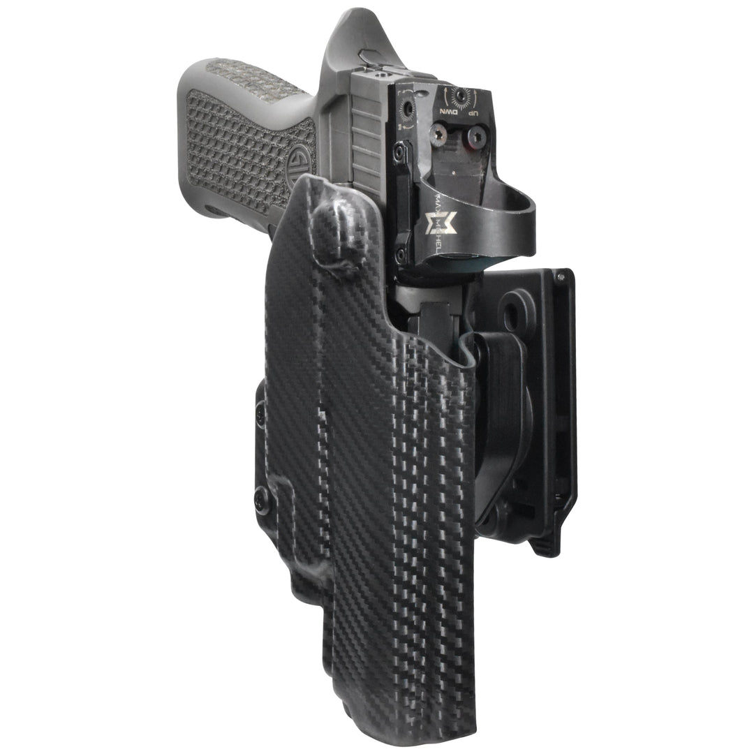 Sig Sauer P320 Fullsize + TLR-7/8 OWB Quick Detach IDPA Holster CarbonFiber 3
