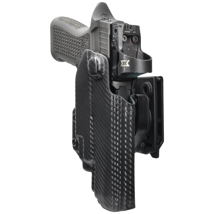 Sig Sauer P320 Fullsize + TLR-7/8 OWB Quick Detach IDPA Holster CarbonFiber 3