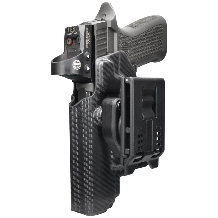 Sig Sauer P320 Fullsize + TLR-7/8 OWB Quick Detach IDPA Holster CarbonFiber 4
