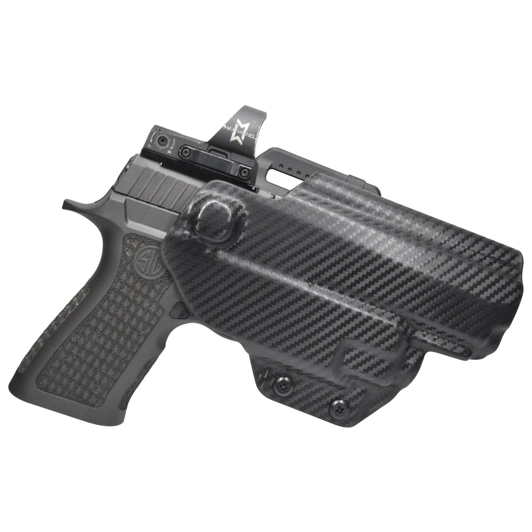 Sig Sauer P320 Full-size + TLR-7/8 OWB Quick detach Belt Loop Holster Carbon Fiber 1