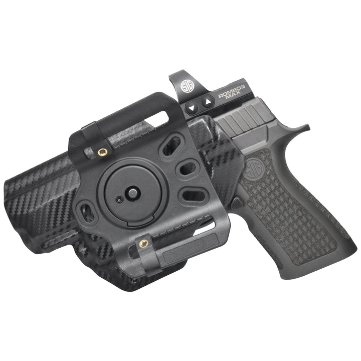 Sig Sauer P320 Full-size + TLR-7/8 OWB Quick detach Belt Loop Holster Carbon Fiber 2