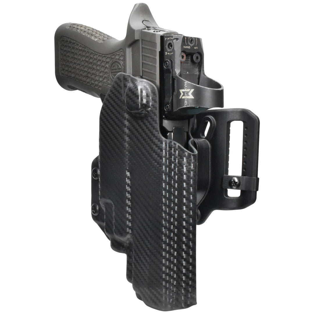 Sig Sauer P320 Full-size + TLR-7/8 OWB Quick detach Belt Loop Holster Carbon Fiber 3
