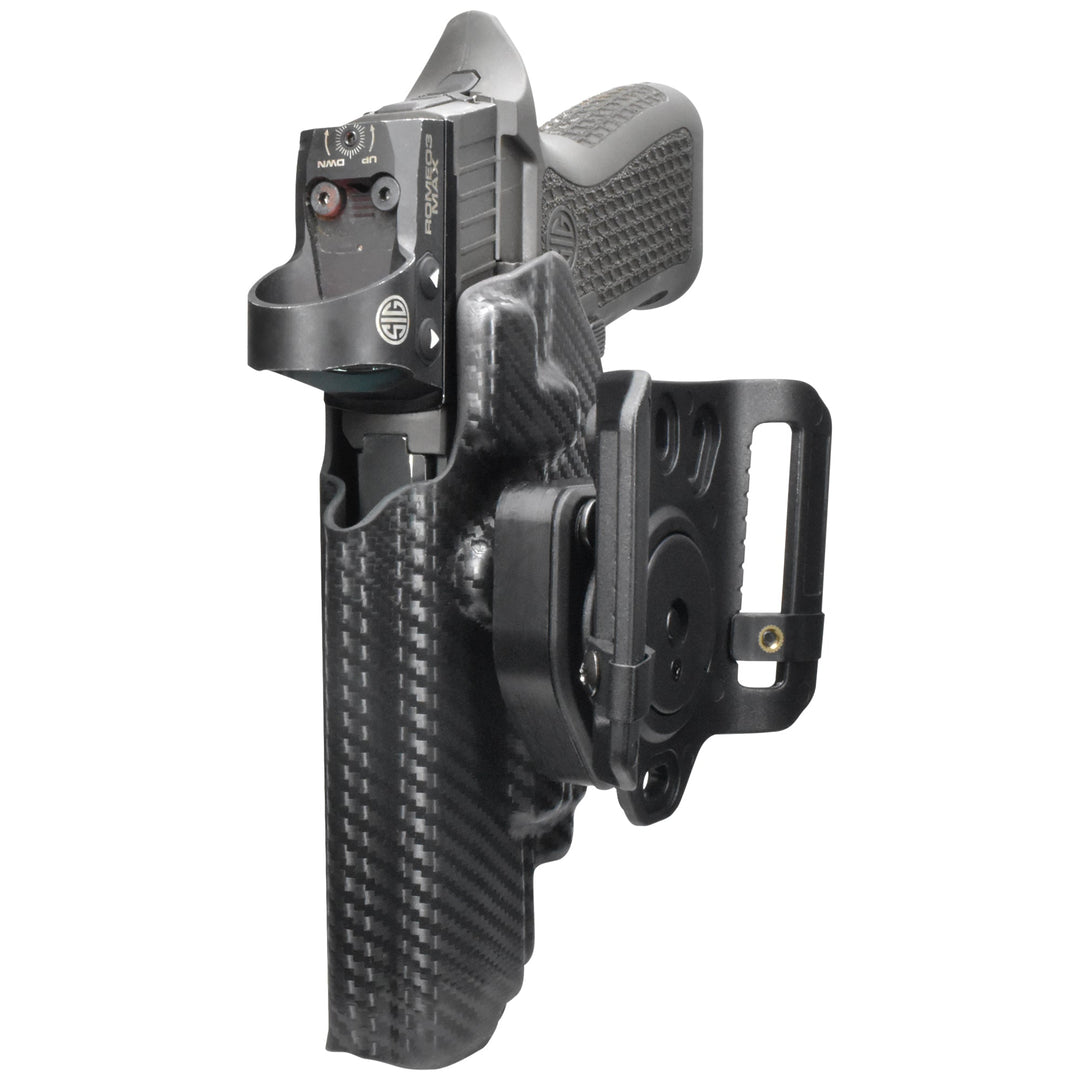 Sig Sauer P320 Full-size + TLR-7/8 OWB Quick detach Belt Loop Holster Carbon Fiber 4