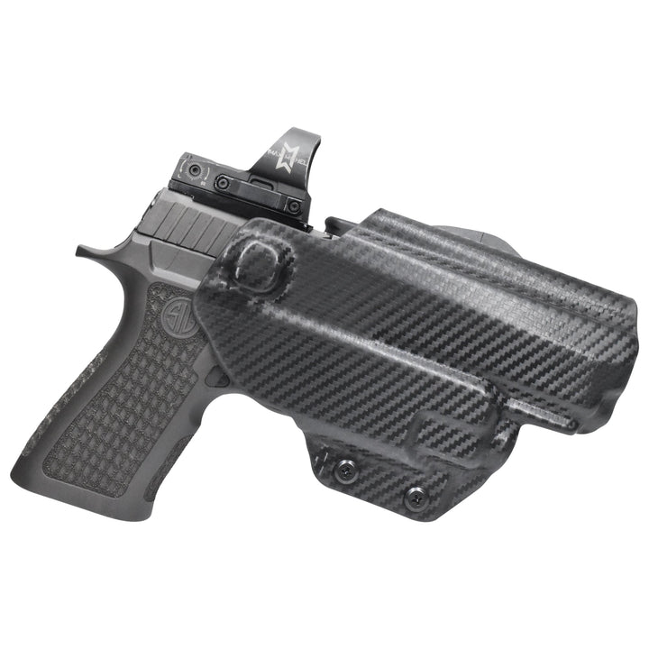 Sig Sauer P320 Full-Size + TLR-7/8 OWB Quick detach Paddle Holster Carbon Fiber 1