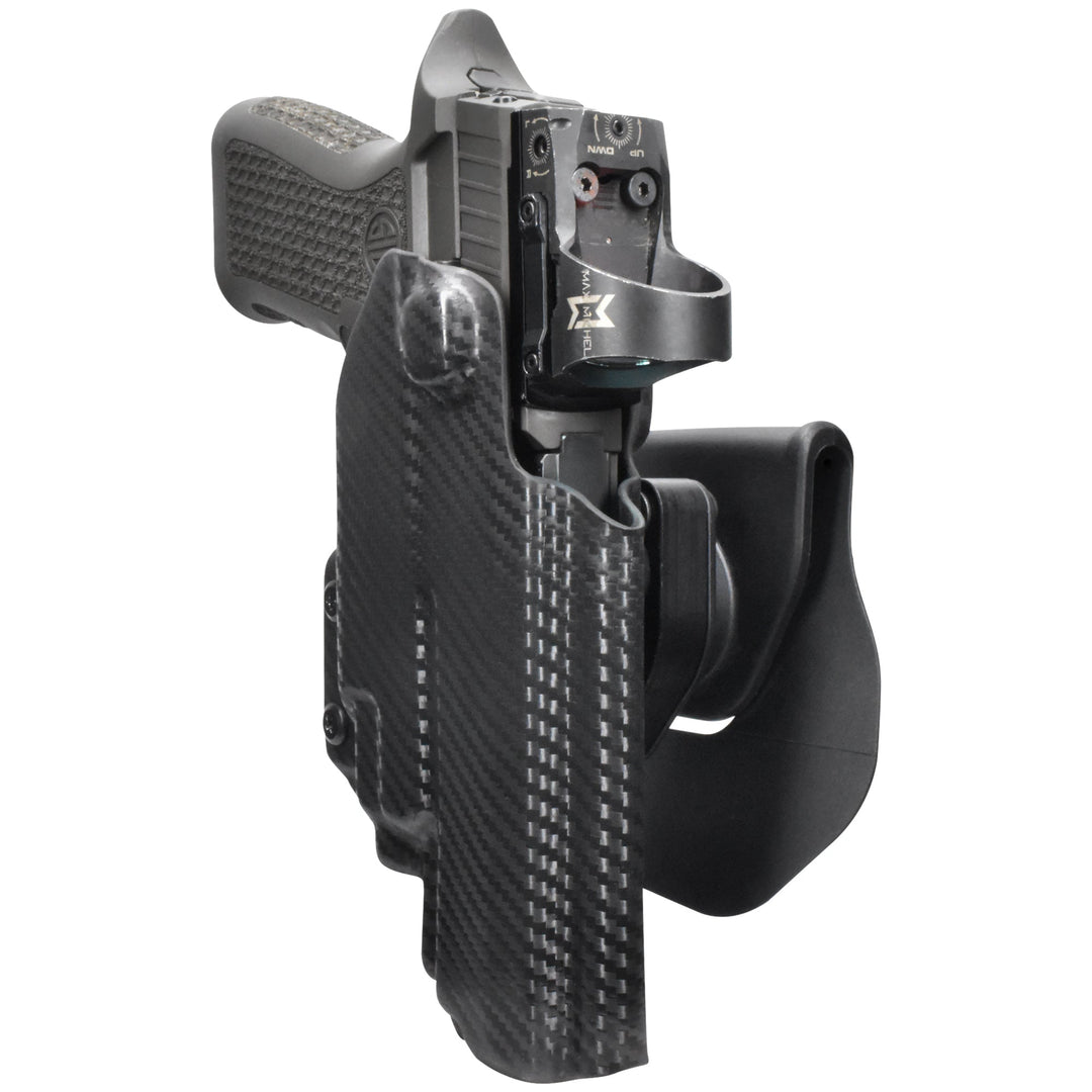 Sig Sauer P320 Full-Size + TLR-7/8 OWB Quick detach Paddle Holster Carbon Fiber 3
