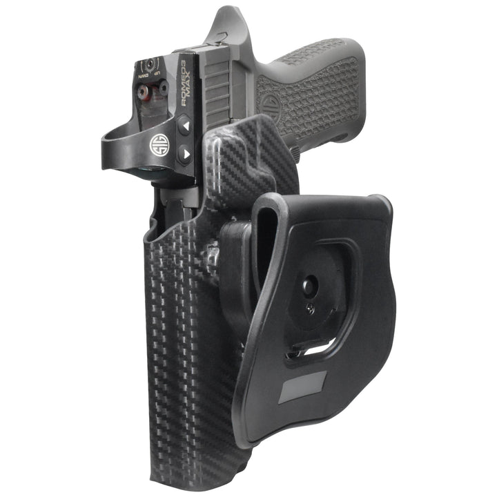 Sig Sauer P320 Full-Size + TLR-7/8 OWB Quick detach Paddle Holster Carbon Fiber 4