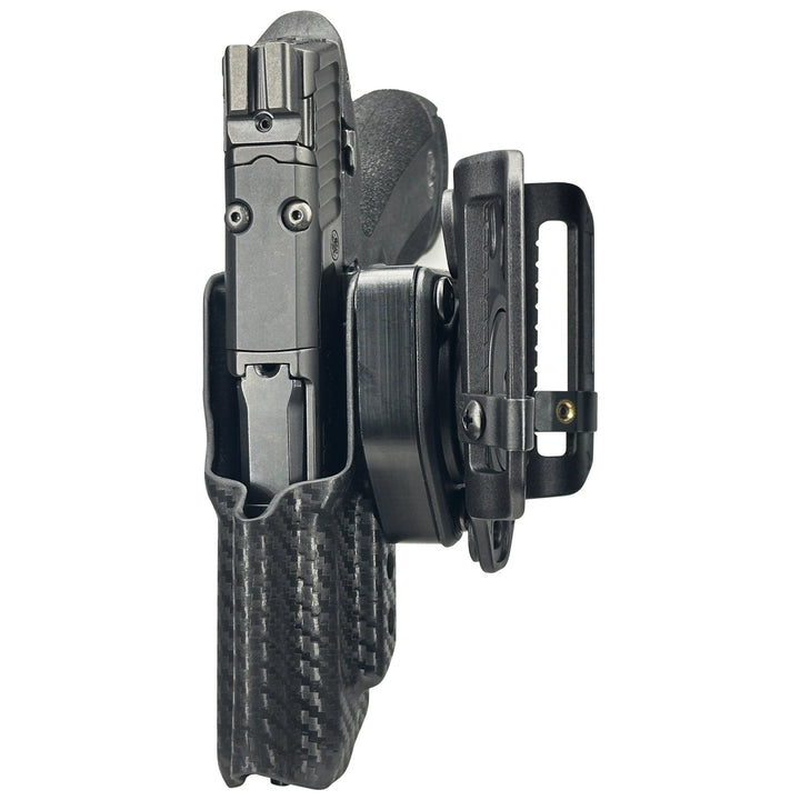 Smith & Wesson M&P Shield X OWB Quick detach Belt Loop Holster Carbon FIber 8