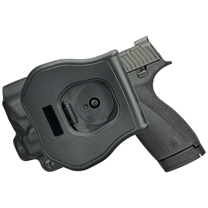 Smith & Wesson M&P Shield X with Streamlight TLR-7Sub OWB Quick Detach Paddle Holster Black 1