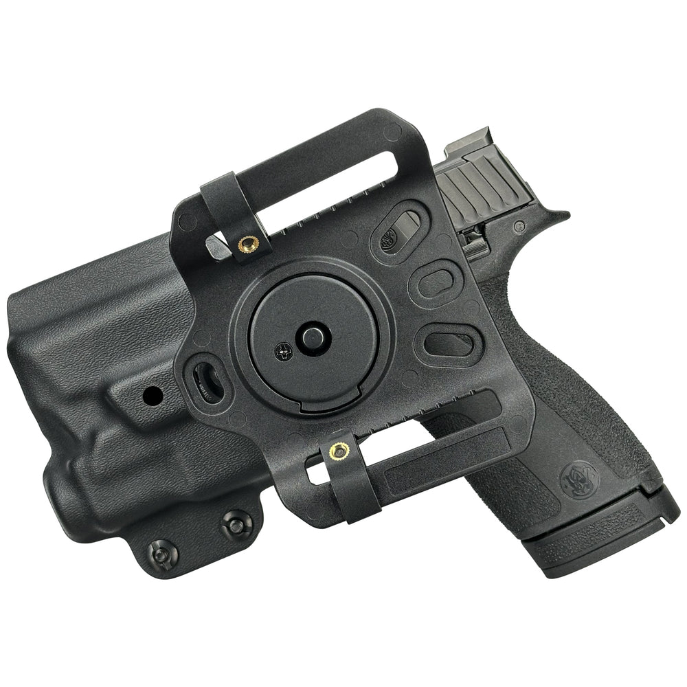 Smith & Wesson M&P Shield X with Streamlight TLR-7Sub OWB Quick detach Belt Loop Holster Black 2