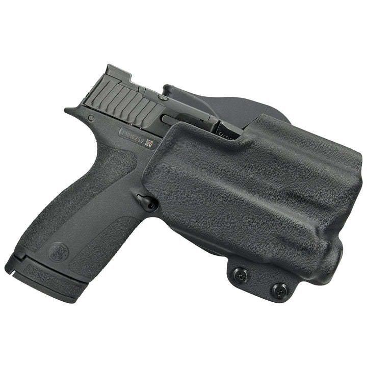 Smith & Wesson M&P Shield X with Streamlight TLR-7Sub OWB Quick detach Belt Loop Holster Black 1