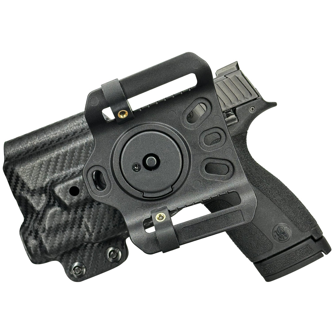 Smith & Wesson M&P Shield X with Streamlight TLR-7Sub OWB Quick detach Belt Loop Holster Carbon FIber 6