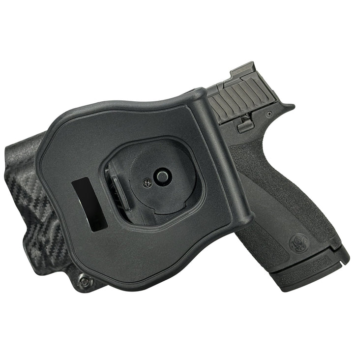 Smith & Wesson M&P Shield X with Streamlight TLR-7Sub OWB Quick Detach Paddle Holster Carbon Fiber 6
