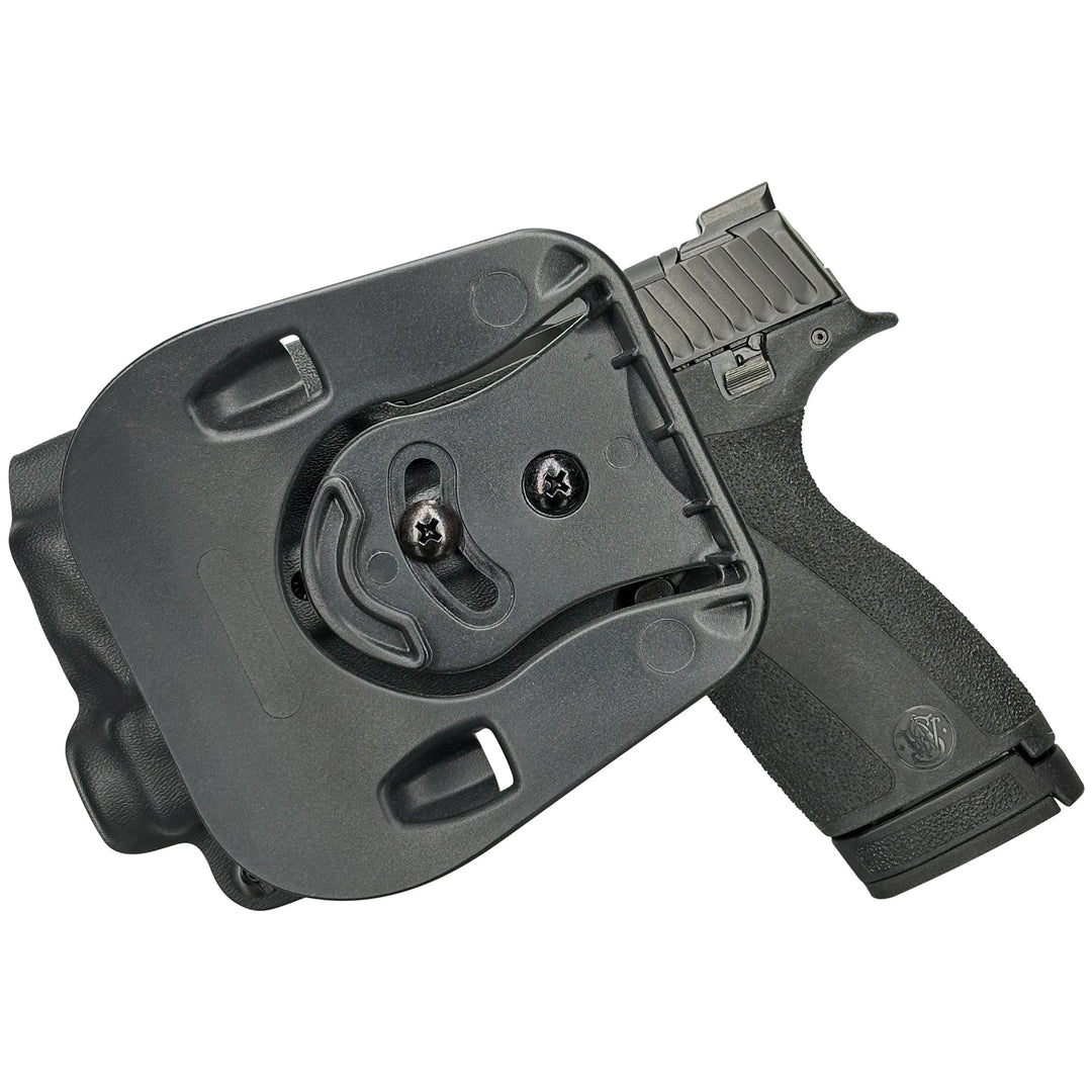 Smith & Wesson M&P Shield X with Streamlight TLR-7Sub OWB Paddle Holster Black 2