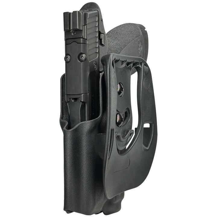 Smith & Wesson M&P Shield X with Streamlight TLR-7Sub OWB Paddle Holster Black 4