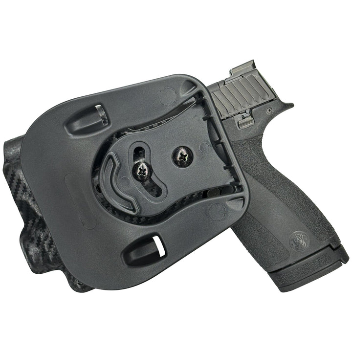 Smith & Wesson M&P Shield X with Streamlight TLR-7Sub OWB Paddle Holster Carbon Fiber 6
