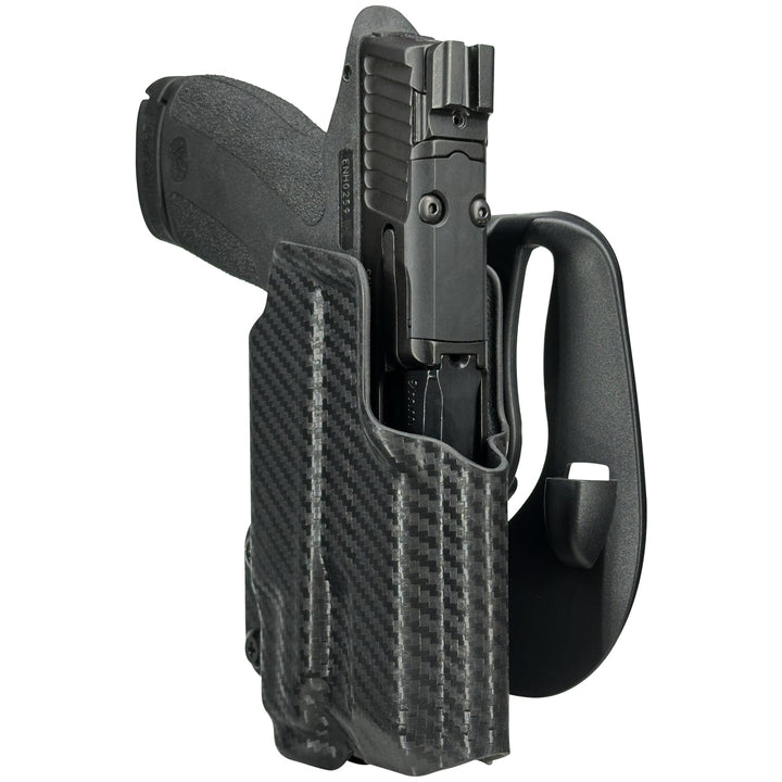 Smith & Wesson M&P Shield X with Streamlight TLR-7Sub OWB Paddle Holster Carbon Fiber 7