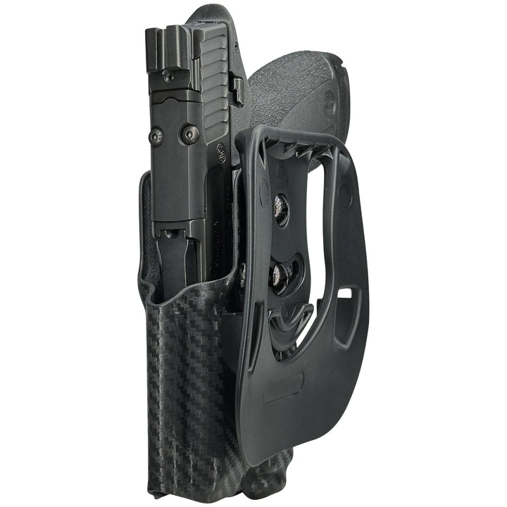 Smith & Wesson M&P Shield X with Streamlight TLR-7Sub OWB Paddle Holster Carbon Fiber 8