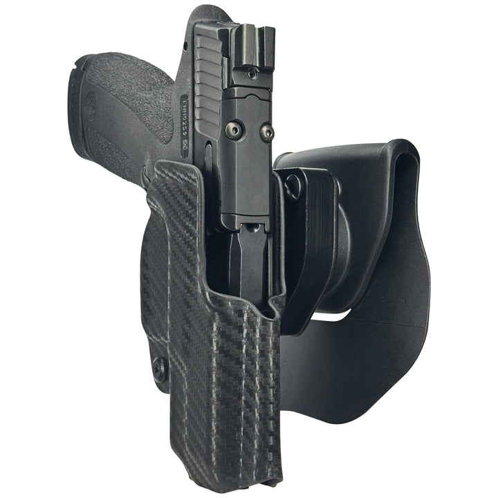 Smith & Wesson M&P Shield X OWB Quick Detach Paddle Holster Carbon Fiber 7