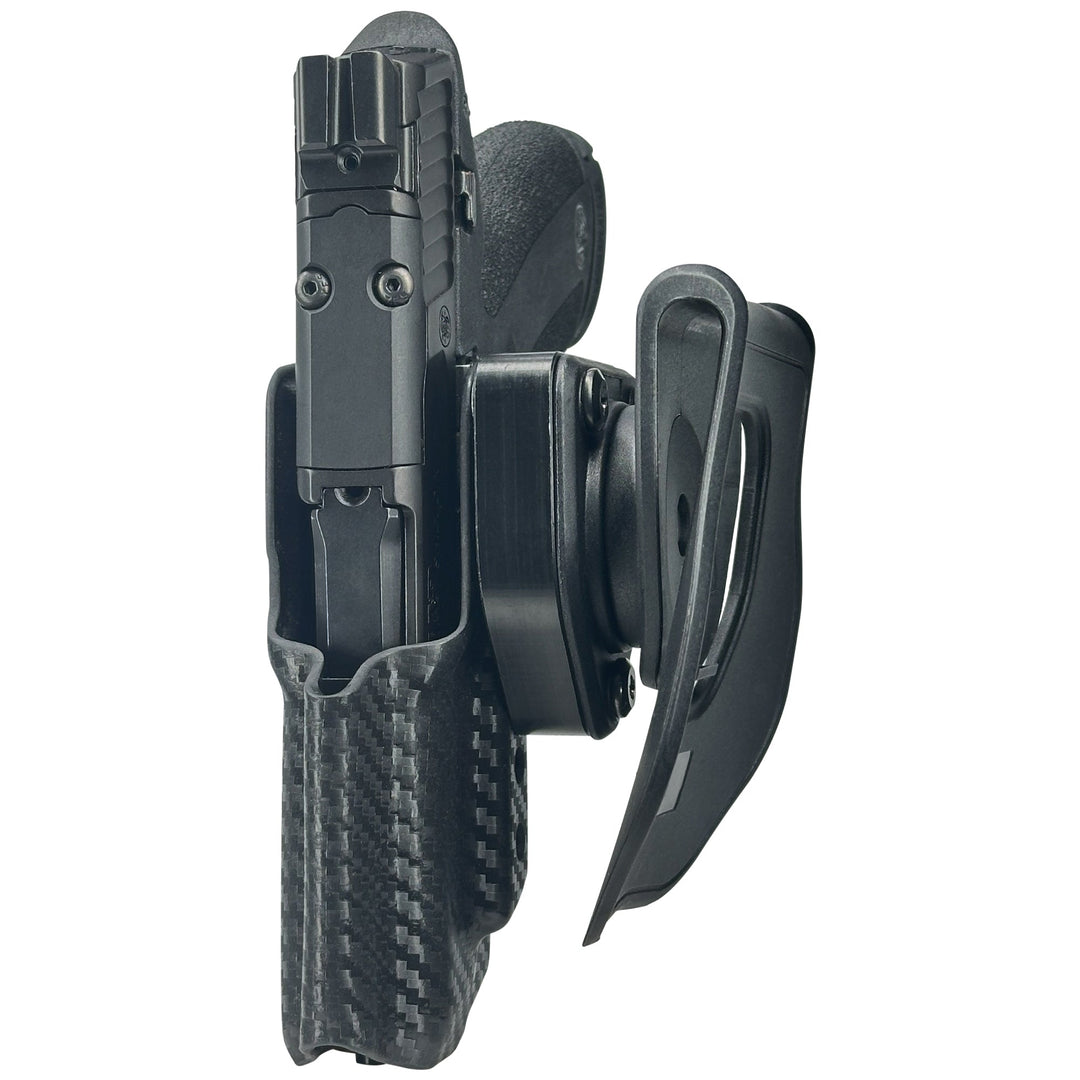 Smith & Wesson M&P Shield X OWB Quick Detach Paddle Holster Carbon Fiber 8