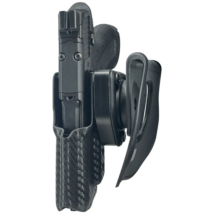 Smith & Wesson M&P Shield X OWB Quick Detach Paddle Holster Carbon Fiber 8