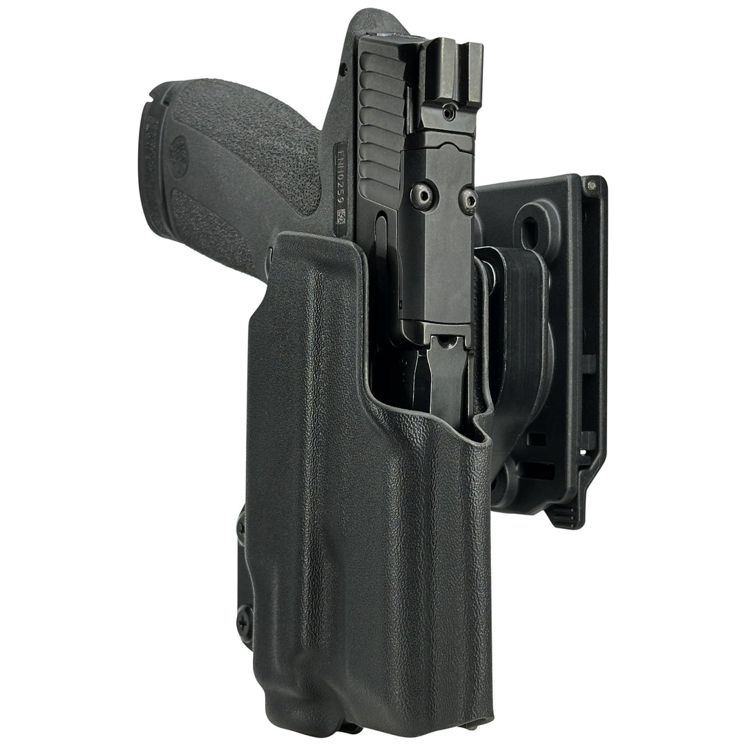Smith & Wesson M&P Shield X with Streamlight TLR-7Sub OWB Quick detach IDPA Holster Black 3