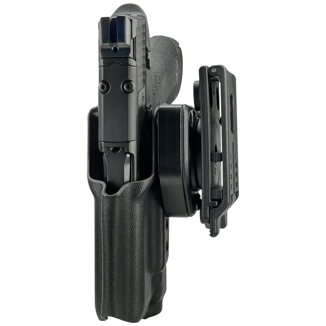 Smith & Wesson M&P Shield X with Streamlight TLR-7Sub OWB Quick detach IDPA Holster Black 4