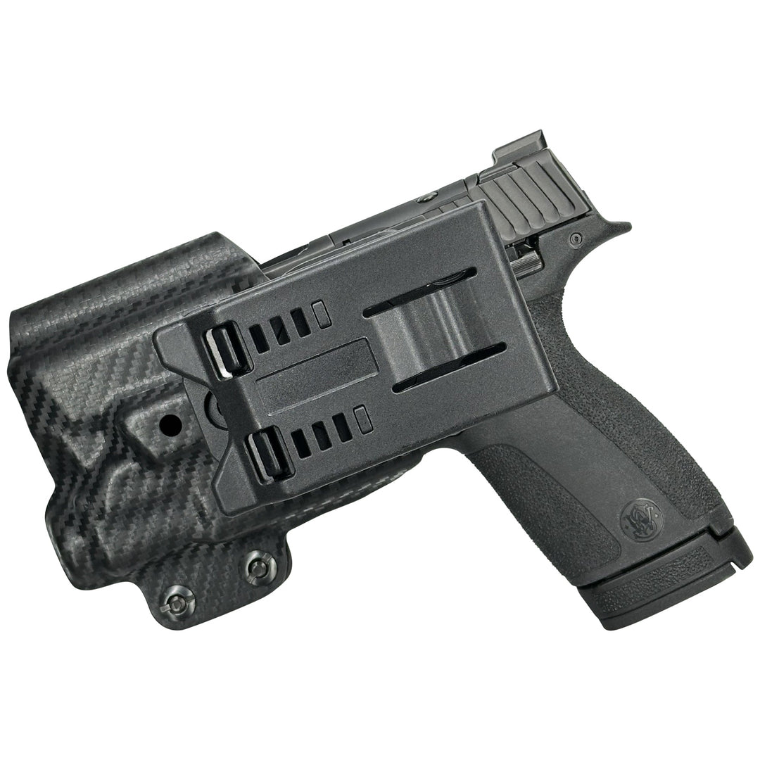 Smith & Wesson M&P Shield X with Streamlight TLR-7Sub OWB Quick detach IDPA Holster Carbon Fiber 6