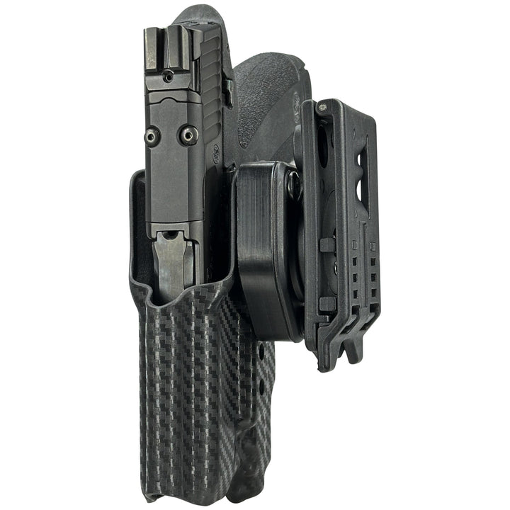 Smith & Wesson M&P Shield X with Streamlight TLR-7Sub OWB Quick detach IDPA Holster Carbon Fiber 8