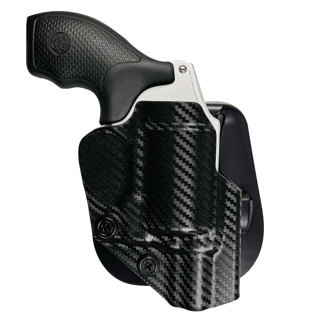 Smith & Wesson Model 642 Revolver OWB PADDLE HOLSTER Carbon Fiber 2
