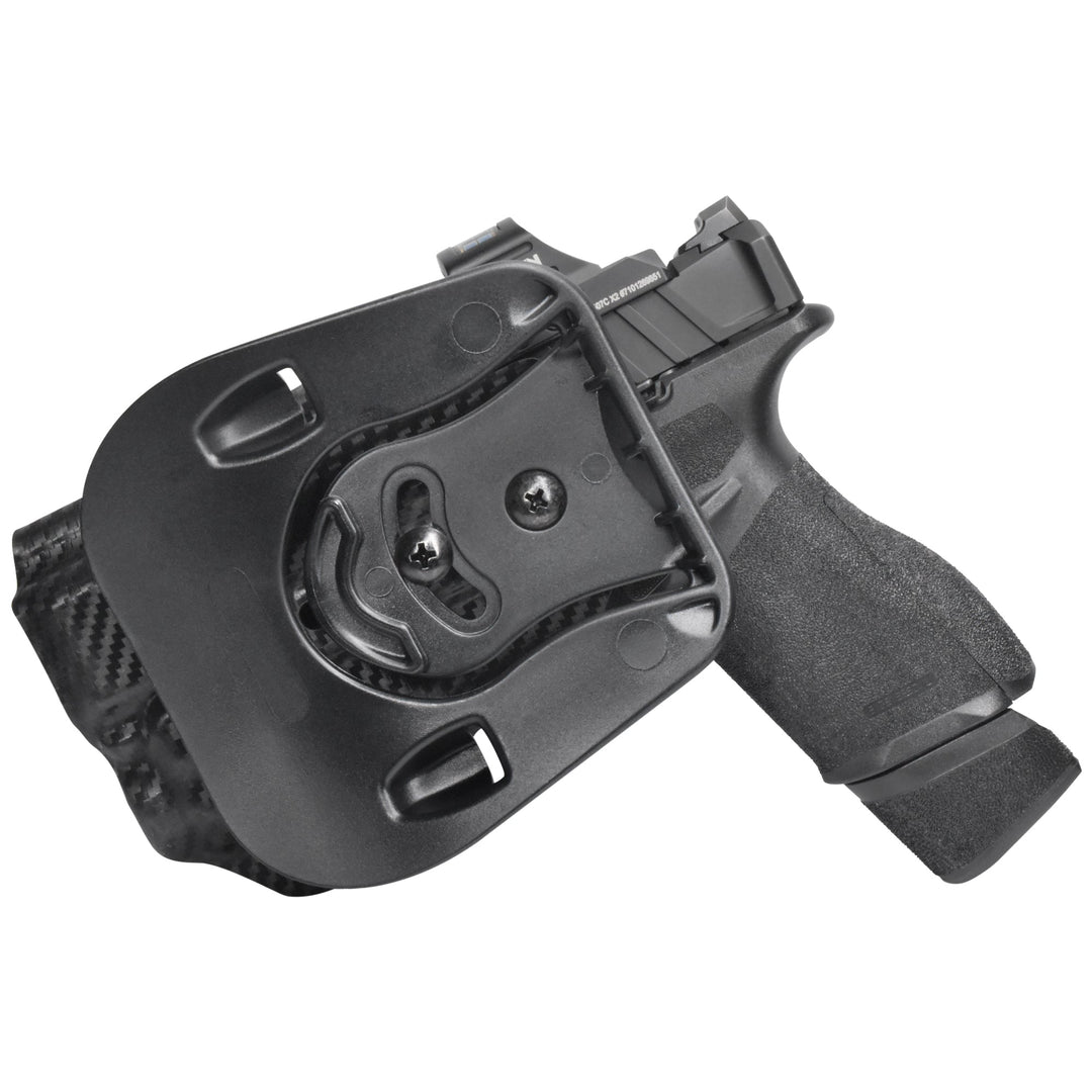 Springfield Armory Echelon 4.0C + TLR-7X OWB Paddle Holster Carbon Fiber 2