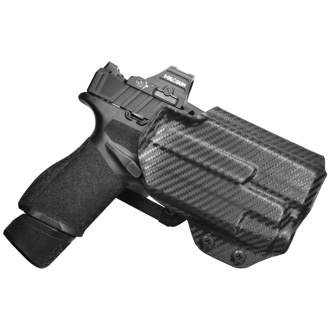 Springfield Echelon 4.0C + TLR-7 X OWB Quick detach Belt Loop Holster Carbon Fiber 1