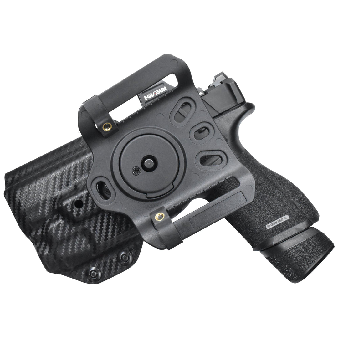 Springfield Echelon 4.0C + TLR-7 X OWB Quick detach Belt Loop Holster Carbon Fiber 2