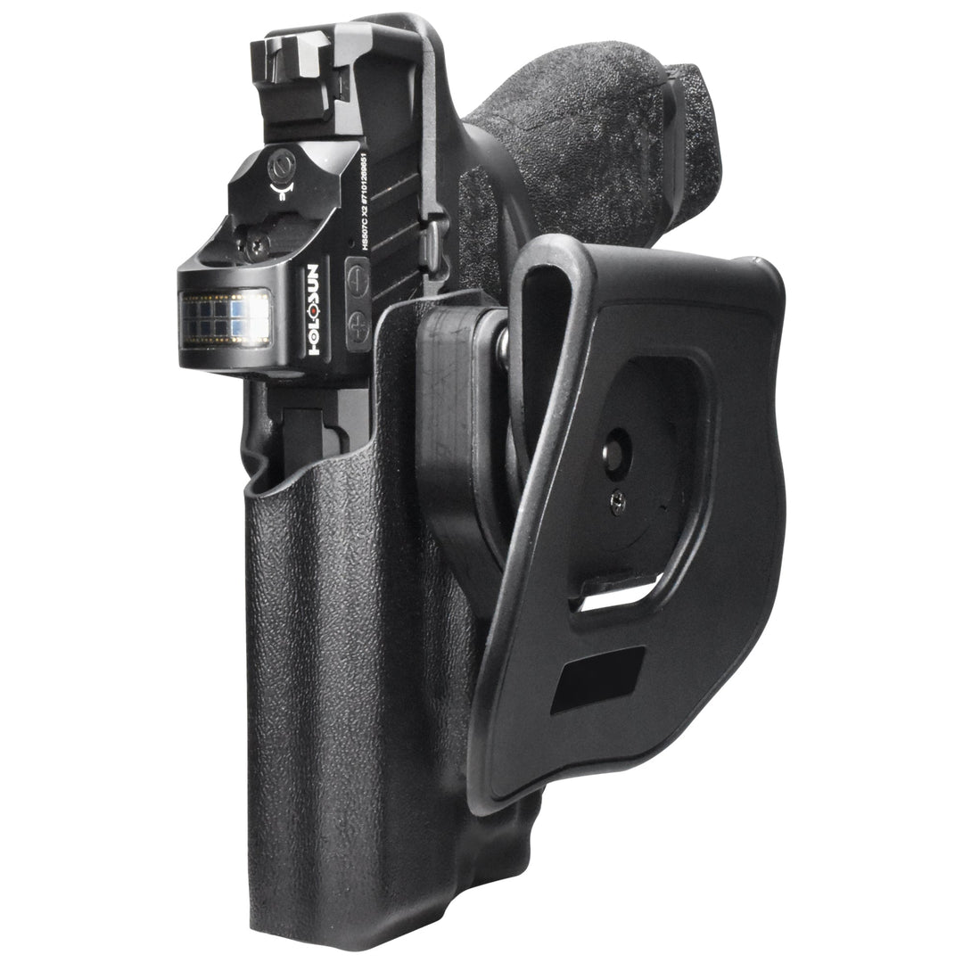 Springfield Echelon 4.0C + TLR-7 X OWB Quick detach Paddle Holster Black 4