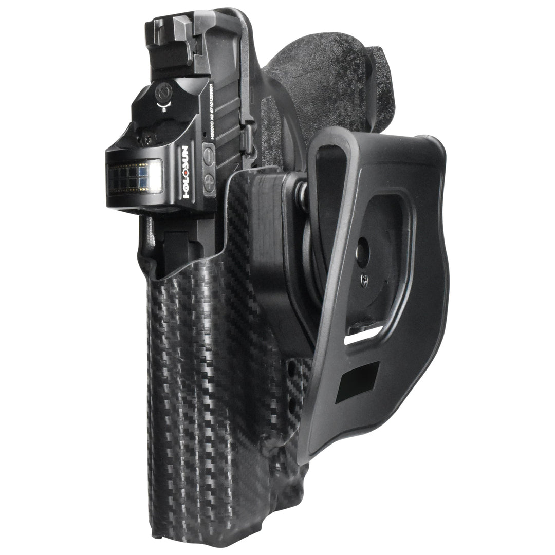 Springfield Echelon 4.0C + TLR-7 X OWB Quick detach Paddle Holster Carbon Fiber 4