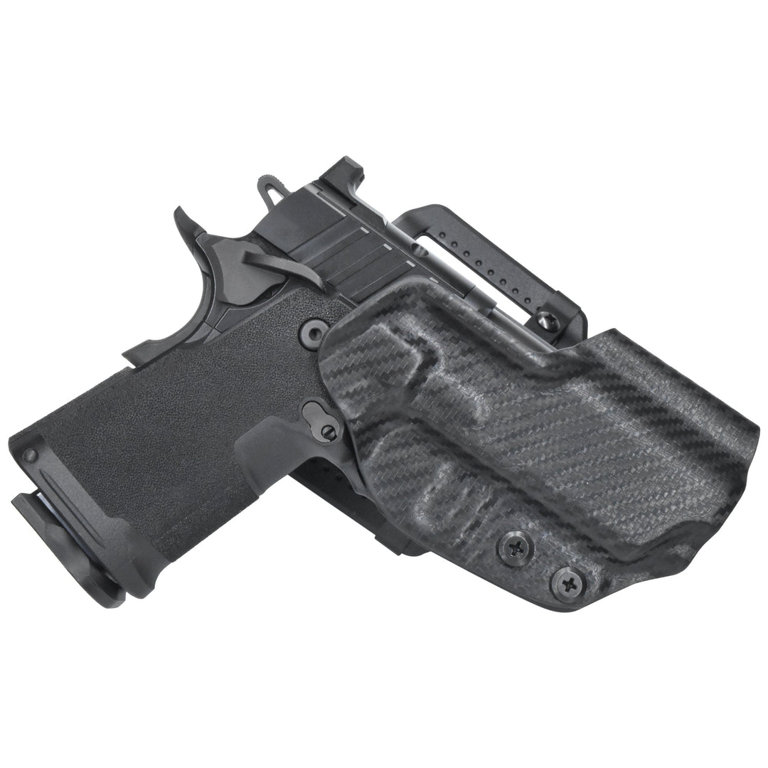 Springfield Prodigy 3.5'' Compact OWB Quick detach Belt Loop Holster Carbon Fiber 1