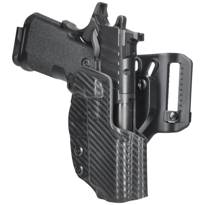 Springfield Prodigy 3.5'' Compact OWB Quick detach Belt Loop Holster Carbon Fiber 3