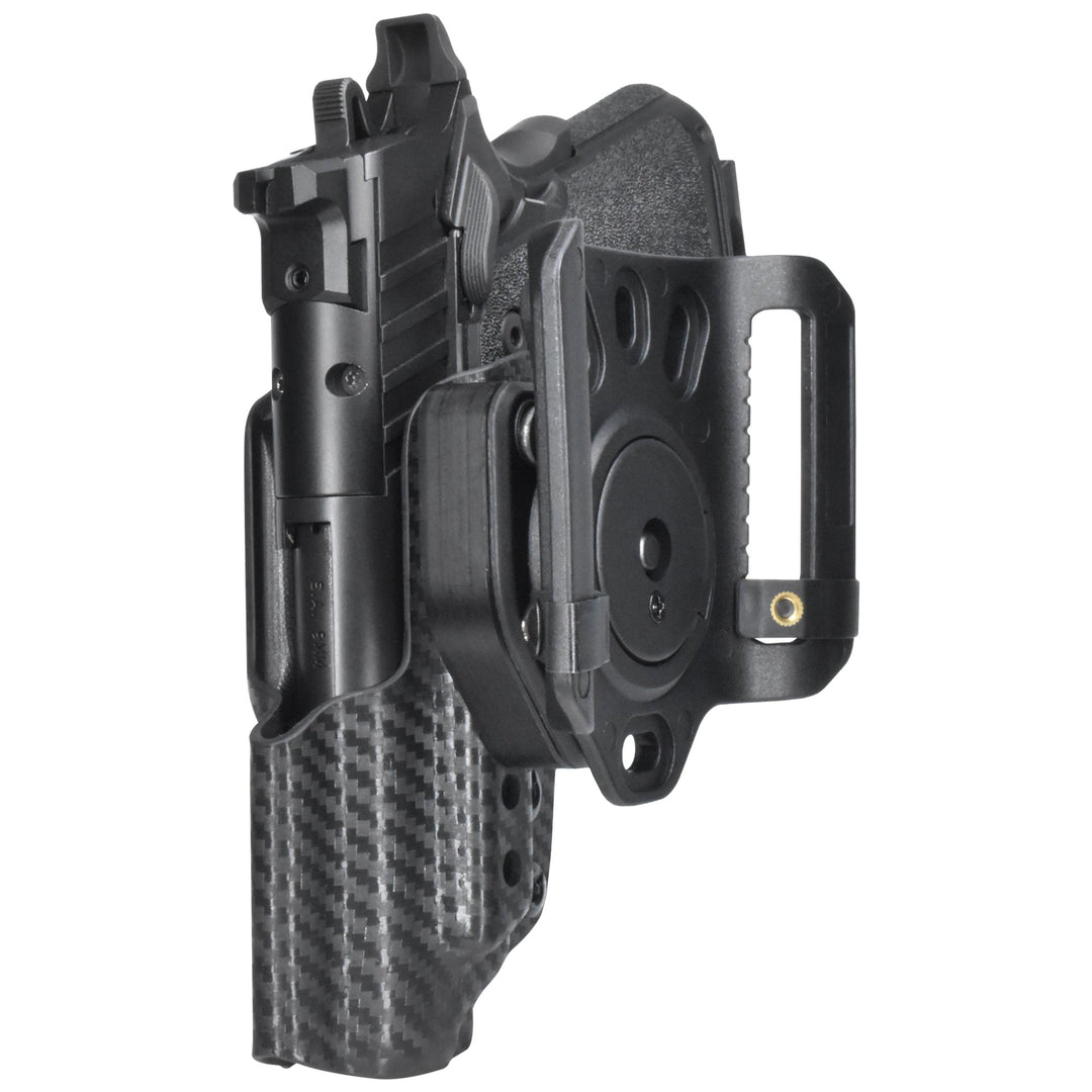 Springfield Prodigy 3.5'' Compact OWB Quick detach Belt Loop Holster Carbon Fiber 4