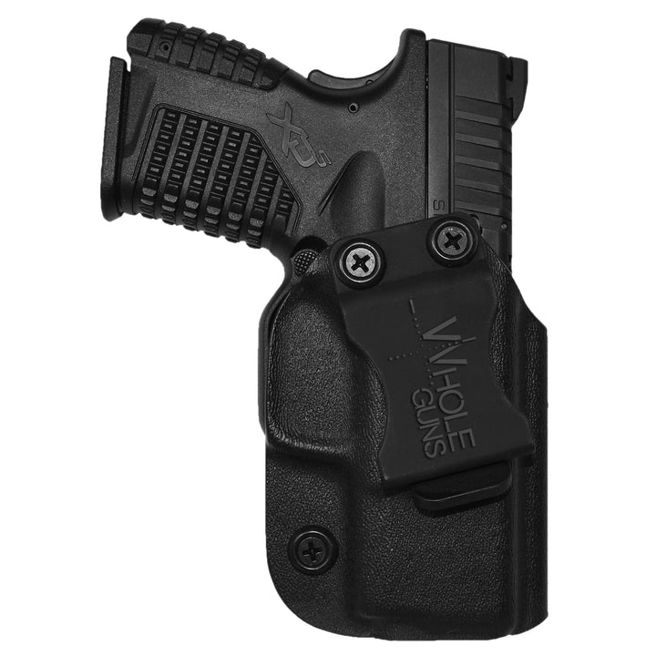 Springfield XD-S 3.3" Single Stack 9MM/40SW IWB Sweat Guard Holster Black 3