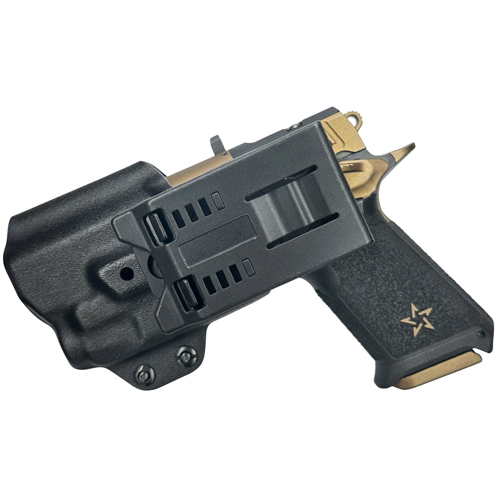Staccato HD P4 + Streamlight (TLR-7 X/TLR-7A) OWB Quick Detach IDPA Holster Black 2