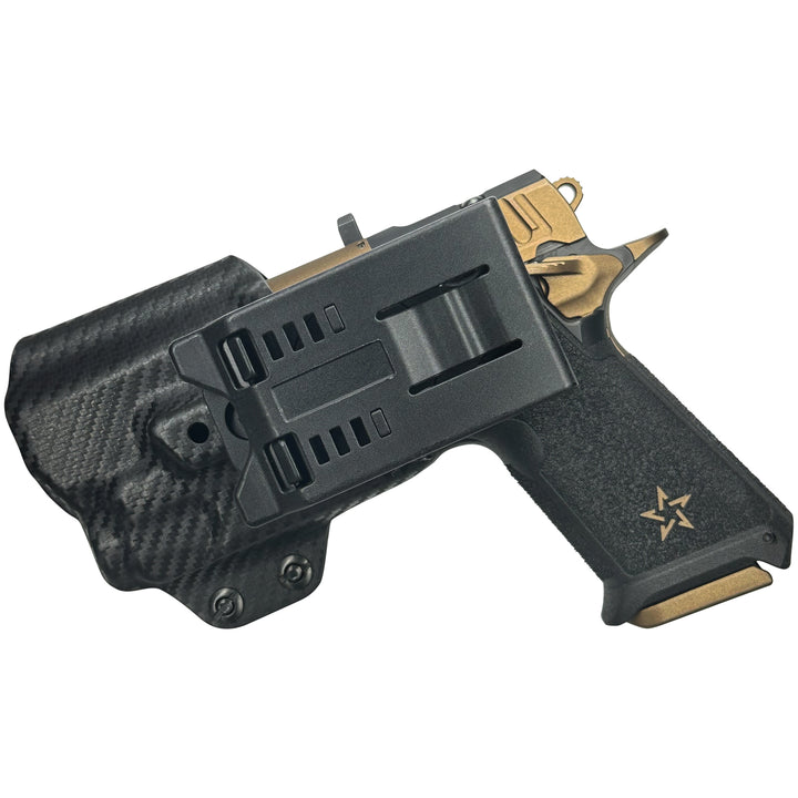 Staccato HD P4 + Streamlight (TLR-7 X/TLR-7A) OWB Quick Detach IDPA Holster Carbon Fiber 2
