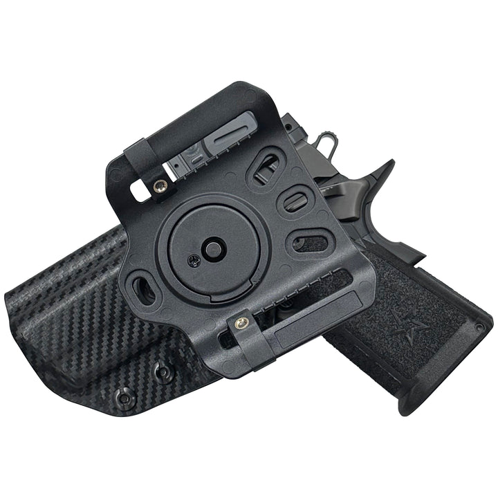 Staccato CS OWB Quick detach Belt Loop Holster Carbon Fiber 2