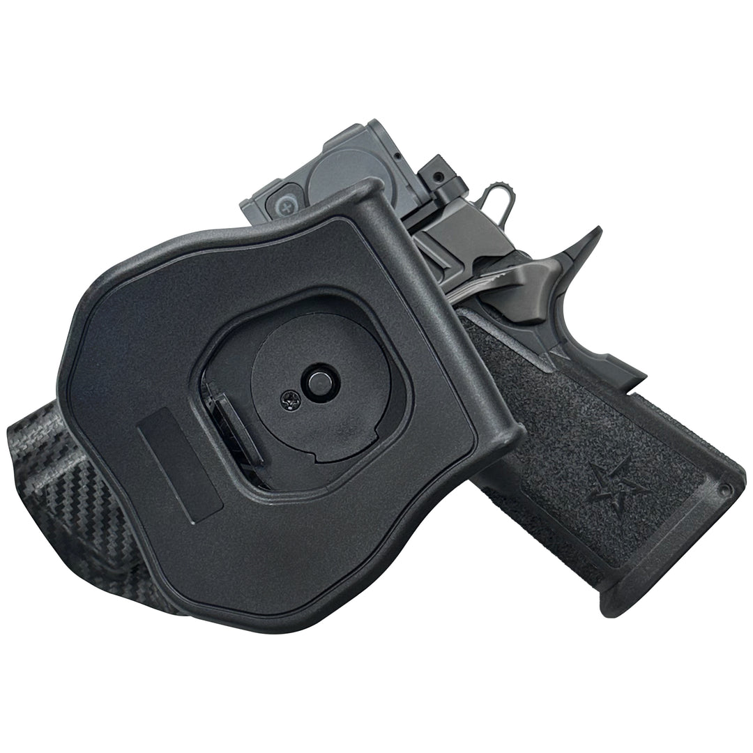 Staccato CS OWB Quick detach Paddle Holster Carbon Fiber 2