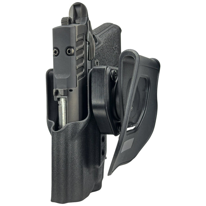 Staccato HD C3.6 + Streamlight (TLR-7 X/TLR-7A) OWB Quick detach Paddle Holster Black 4
