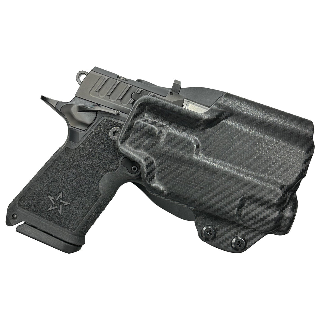 Staccato HD C3.6 + Streamlight (TLR-7 X/TLR-7A) OWB Quick detach Paddle Holster Carbon Fiber 1