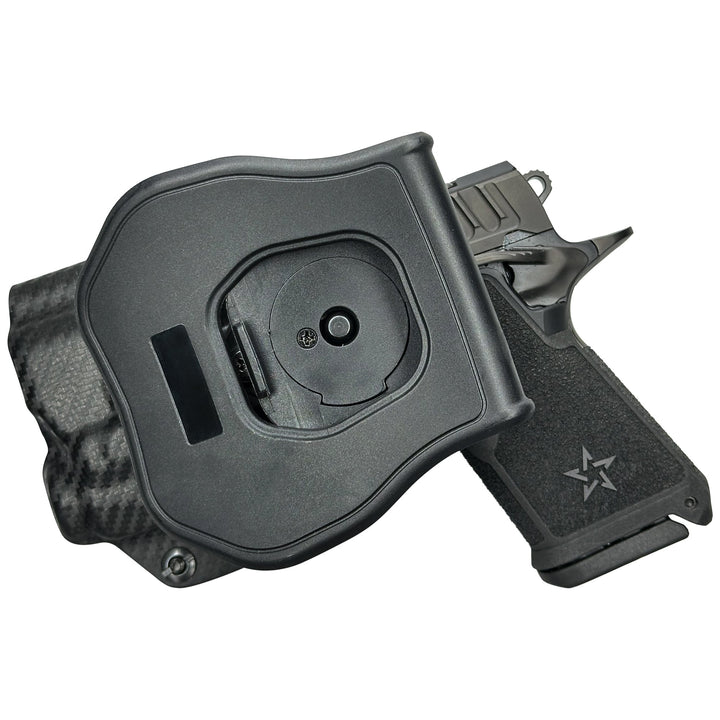 Staccato HD C3.6 + Streamlight (TLR-7 X/TLR-7A) OWB Quick detach Paddle Holster Carbon Fiber 2
