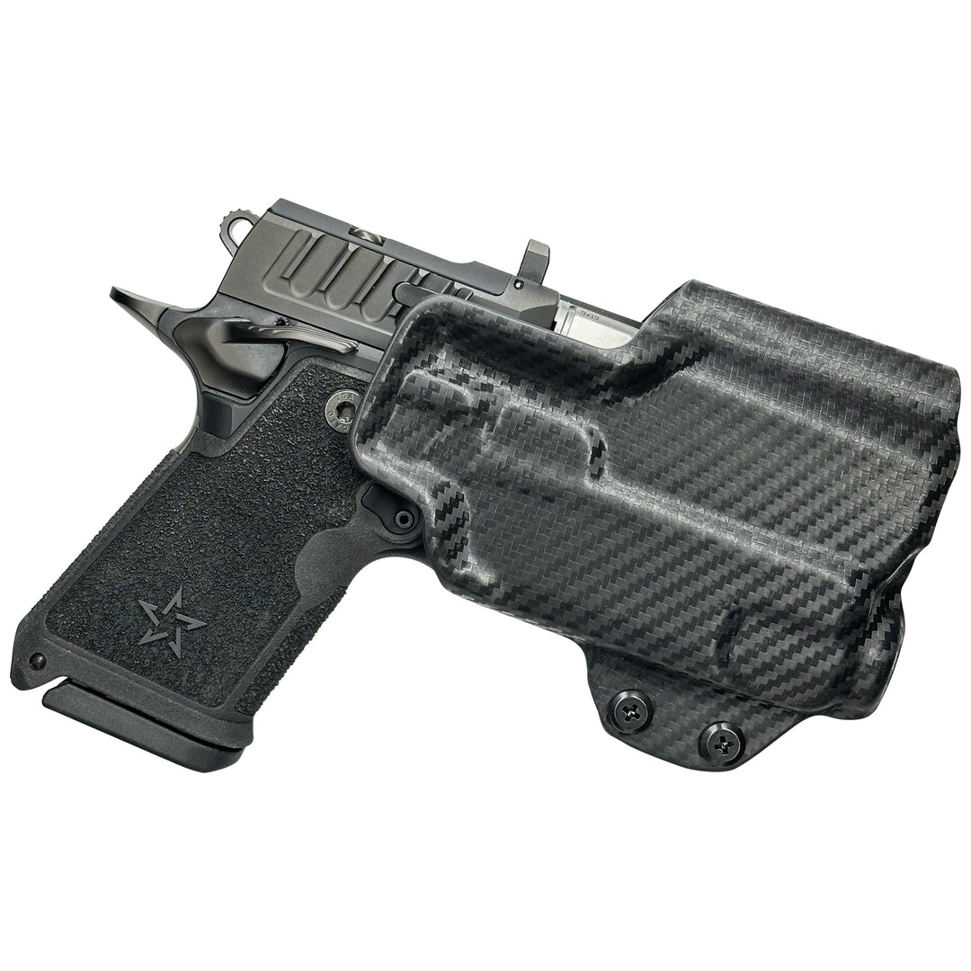 Staccato HD C3.6 + Streamlight (TLR-7X/TLR-7A) OWB CONCEALMENT/IDPA HOLSTER Carbon Fiber 1