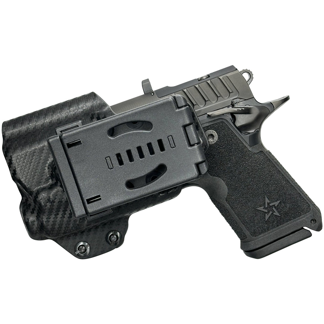 Staccato HD C3.6 + Streamlight (TLR-7X/TLR-7A) OWB CONCEALMENT/IDPA HOLSTER Carbon Fiber 2