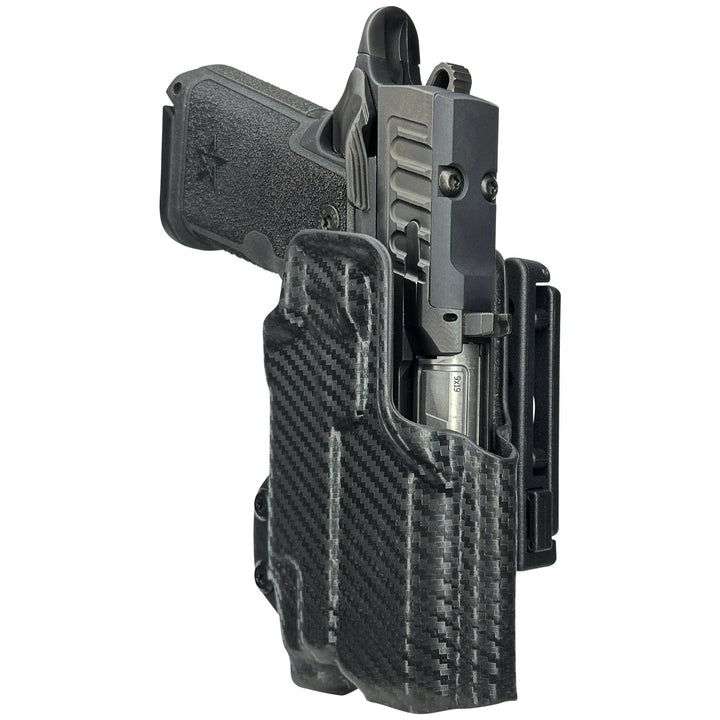 Staccato HD C3.6 + Streamlight (TLR-7X/TLR-7A) OWB CONCEALMENT/IDPA HOLSTER Carbon Fiber 3